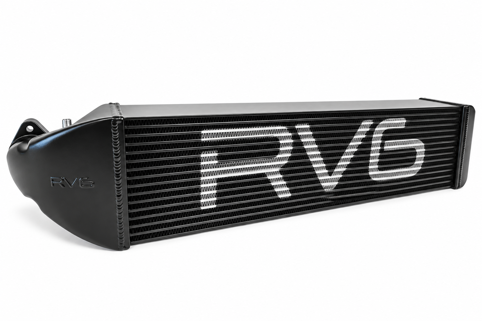 RV6 23-26 Civic Type R/24-26 Integra Type S Black Tube and Fin Front-Mount Intercooler